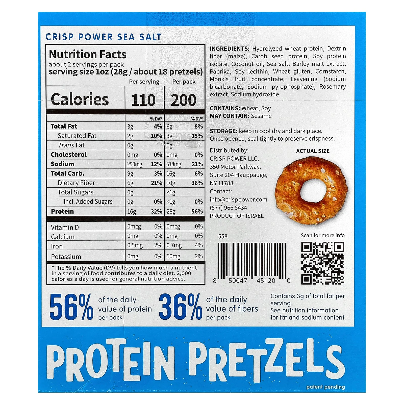 Crisp Power Pretzels 6Pk — image 2