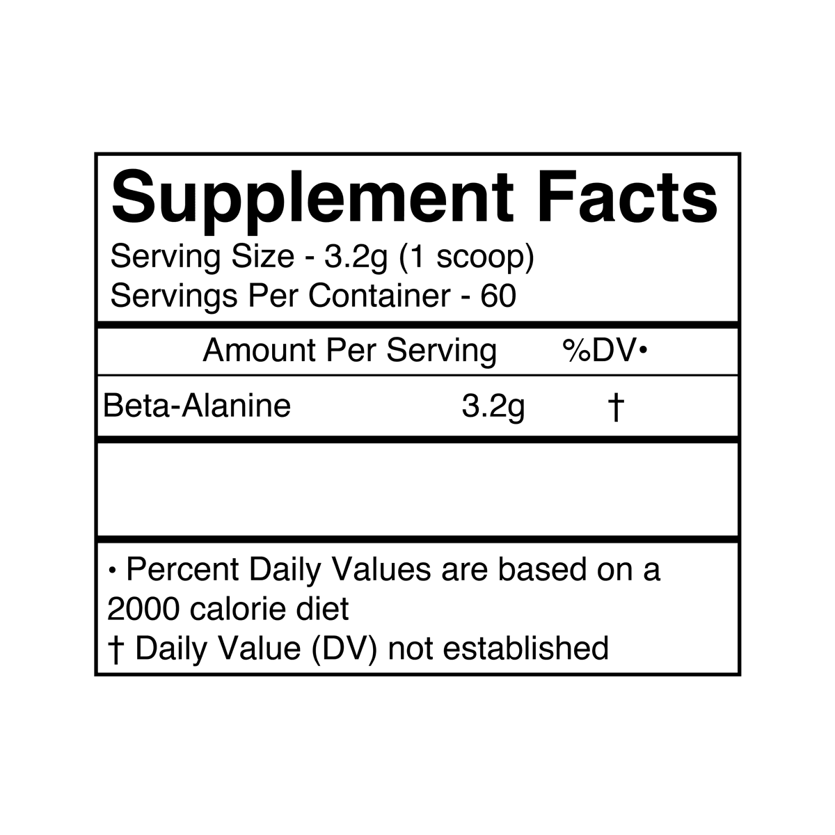 Black Market Labs Beta Alanine Raw — image 4