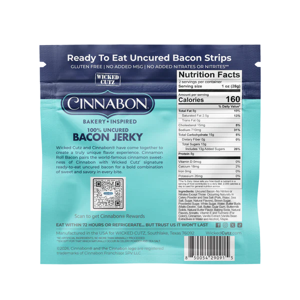 Wicked Cutz Bacon Jerky — image 2