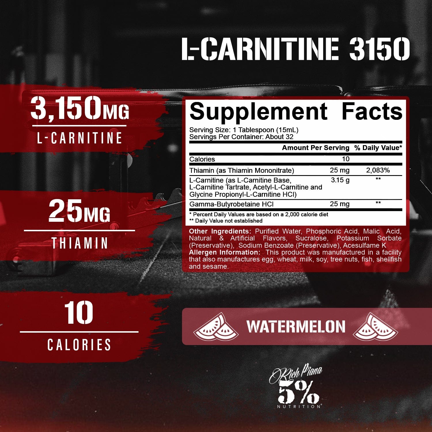 5% Liquid L-Carnitine 3150 — image 3