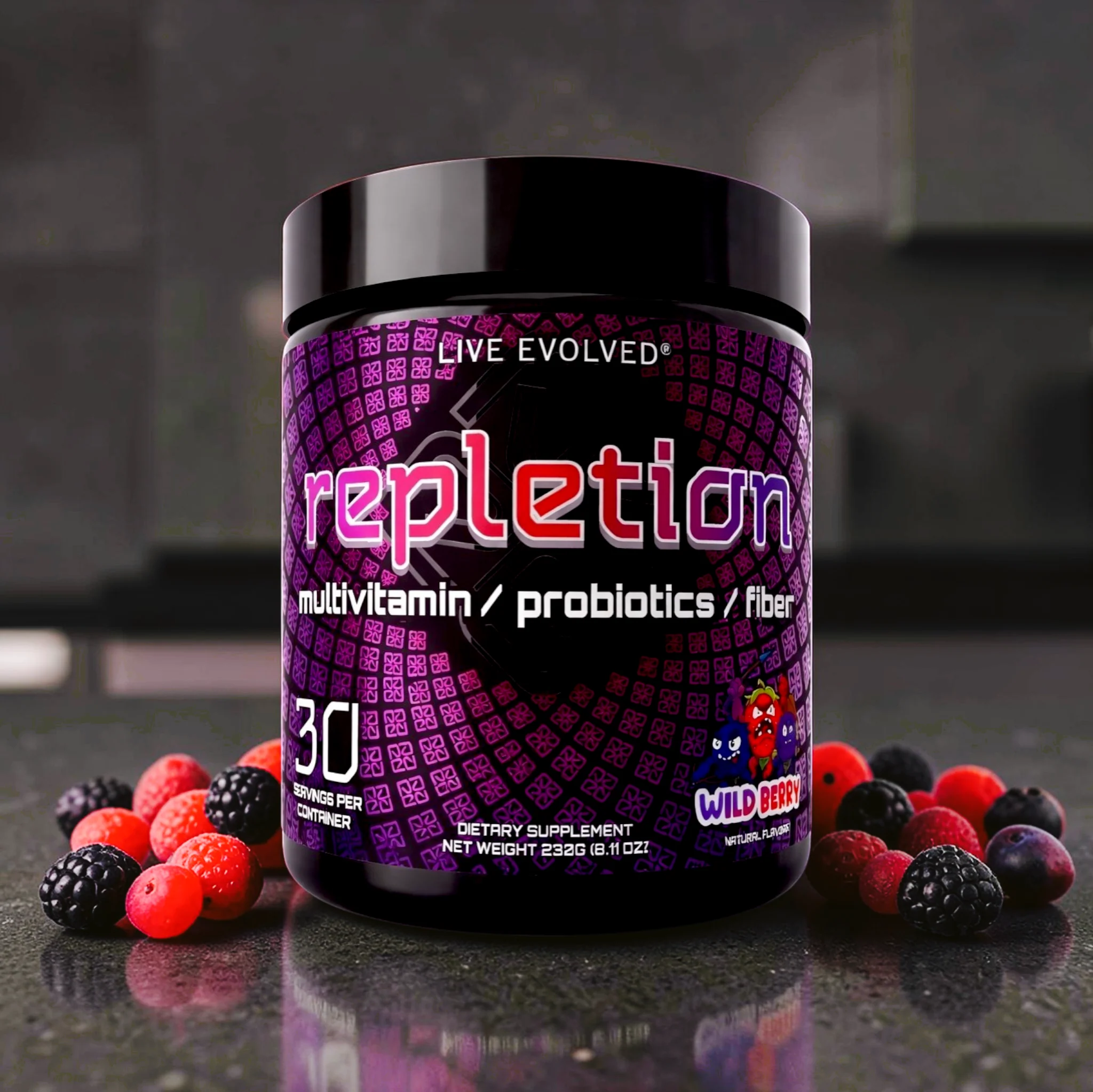 Live Evolved Repletion