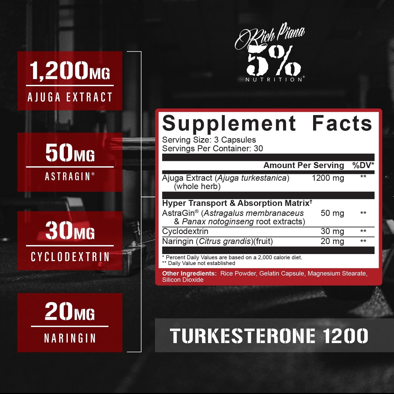 5% Turkesterone 90 Caps — image 2