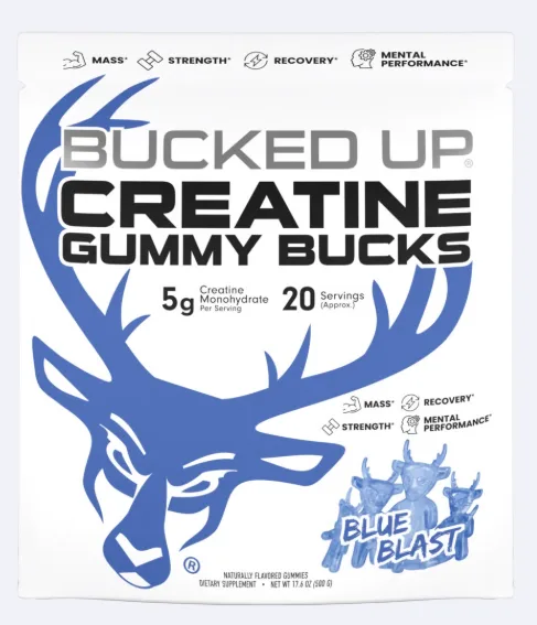 Bucked Up Creatine Gummies Pouch