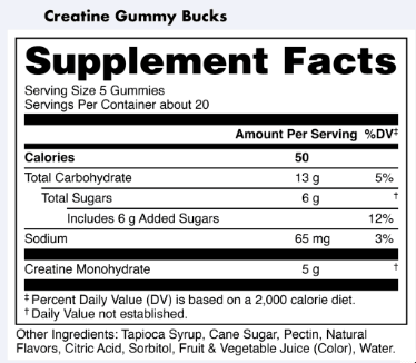 Bucked Up Creatine Gummies Pouch — image 2