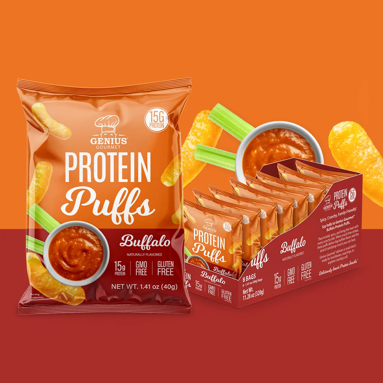 Genius Gourmet Protein Puffs — image 2