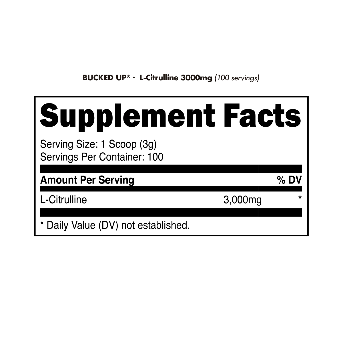 Bucked Up L-Citrulline — image 2