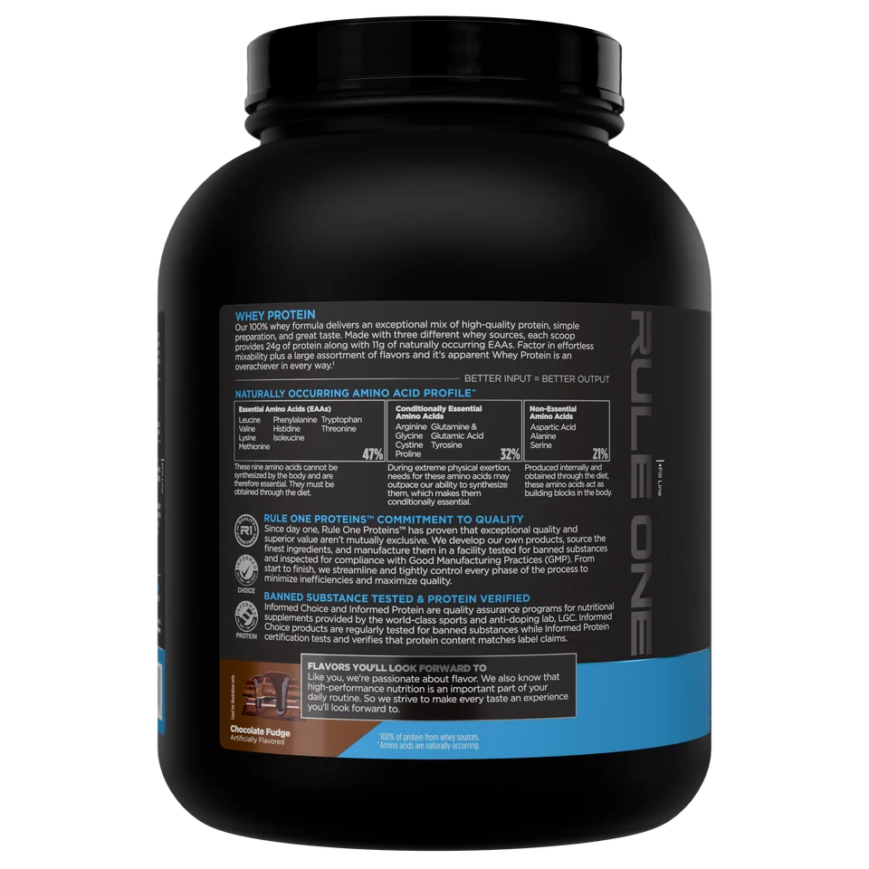 Rule 1 Whey Protein (5 lb) — image 3
