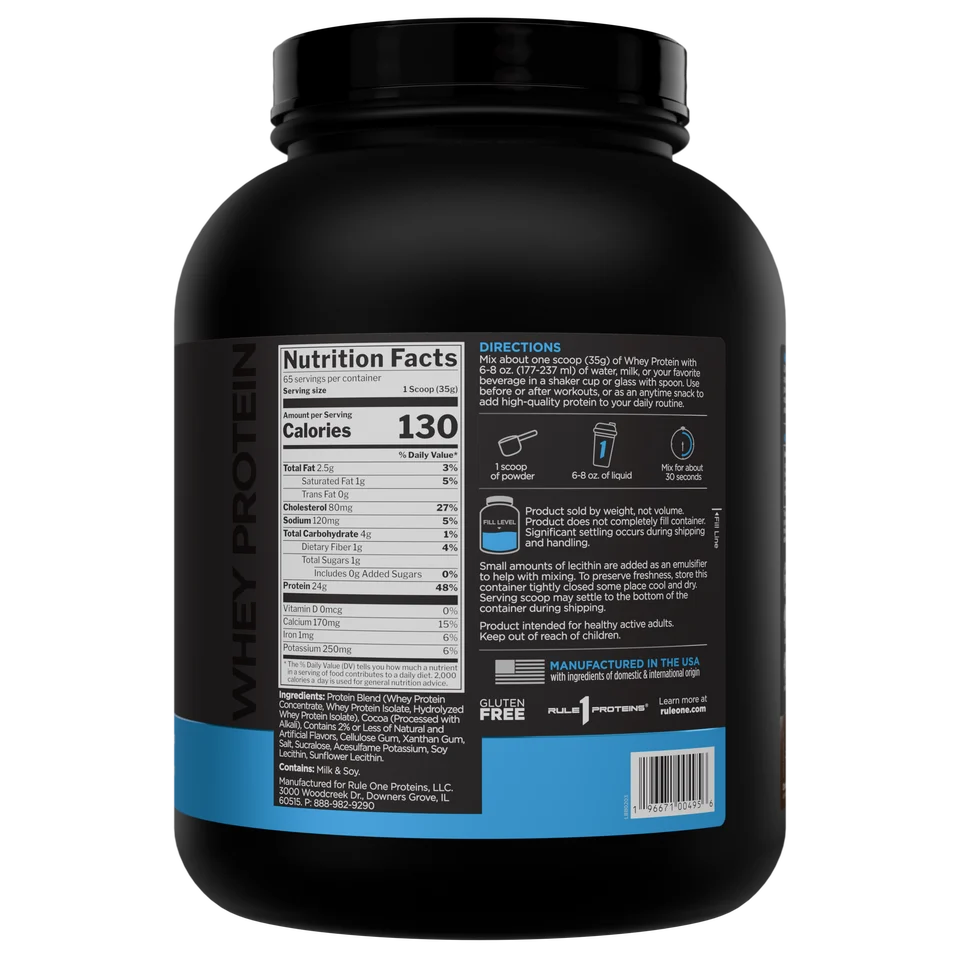 Rule 1 Whey Protein (5 lb) — image 2